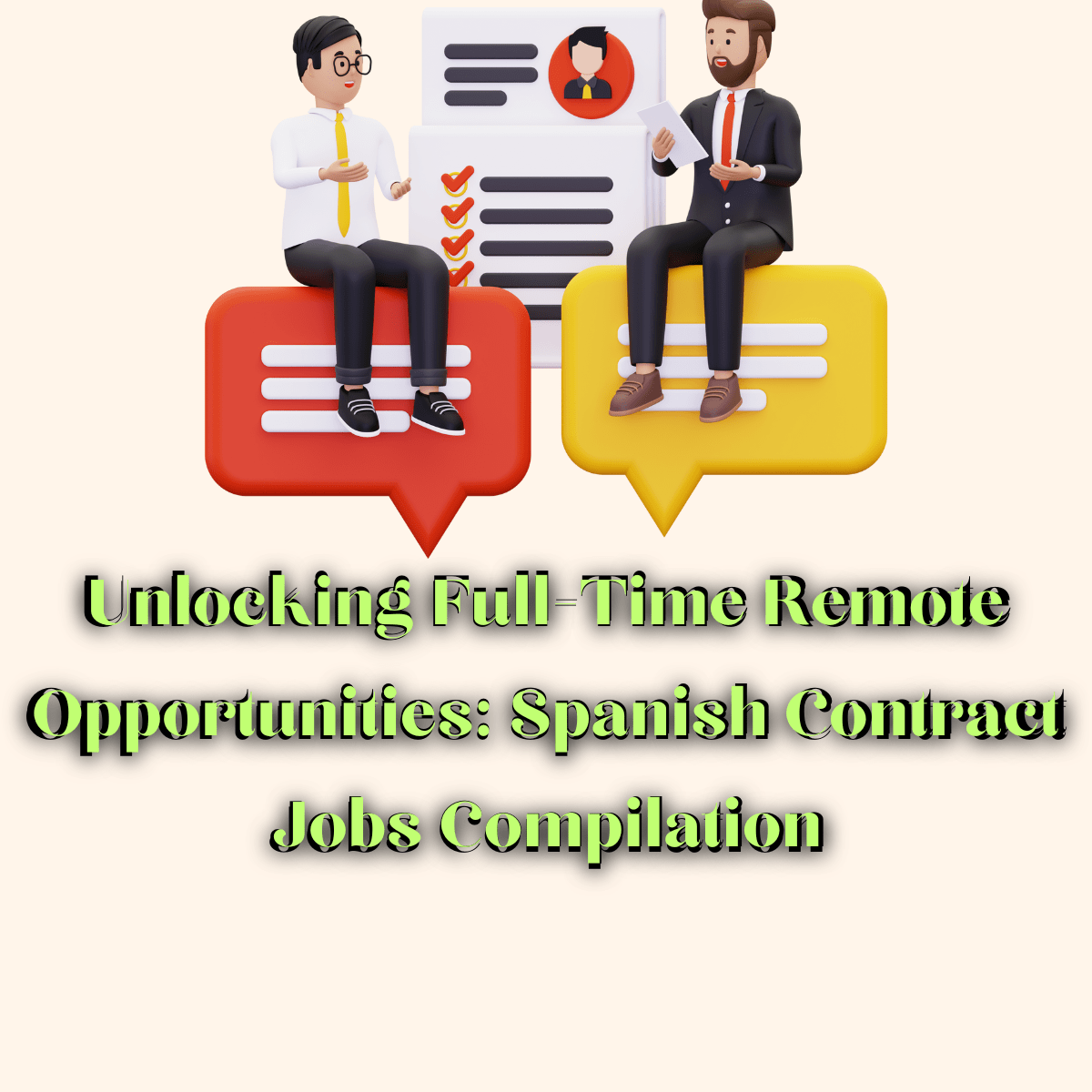 Unlocking Full-Time Remote Opportunities: Spanish Contract Jobs Compilation