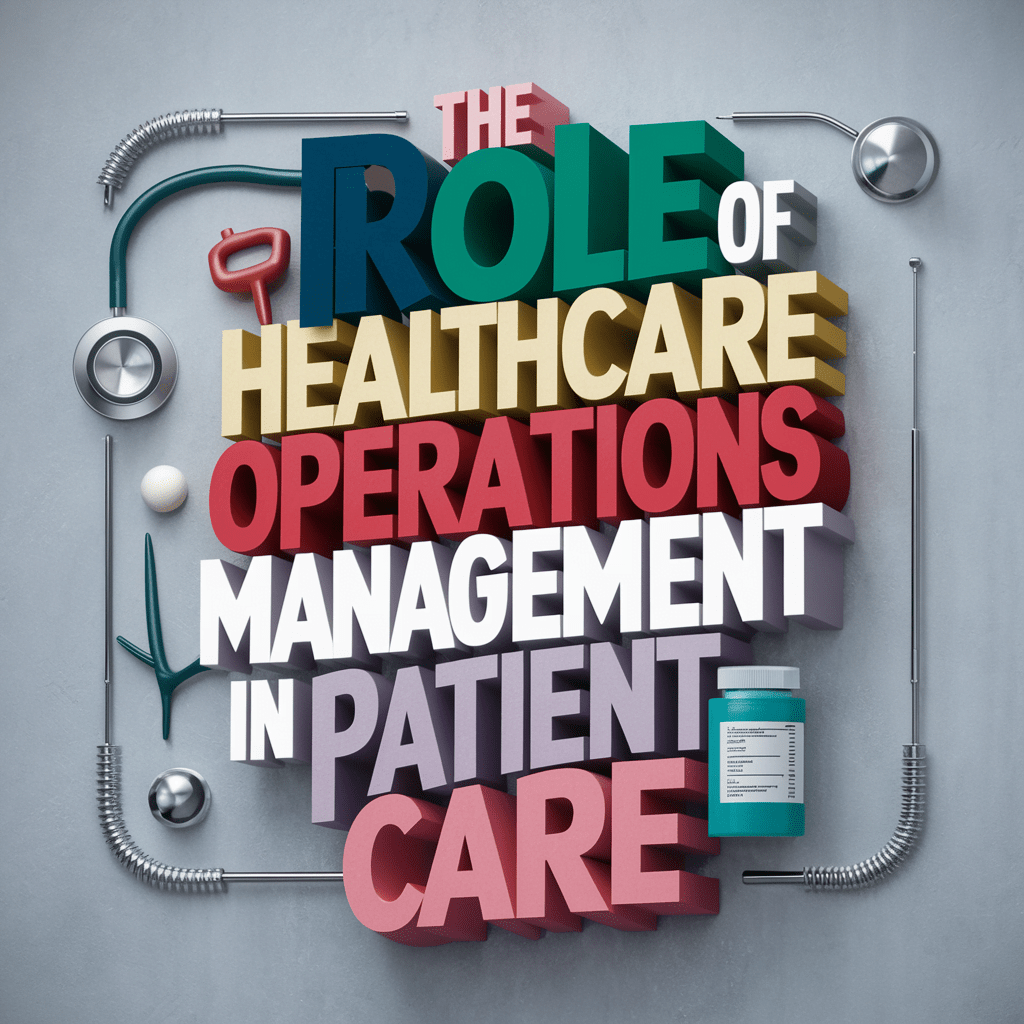 The Role of Healthcare Operations Management in Patient Care