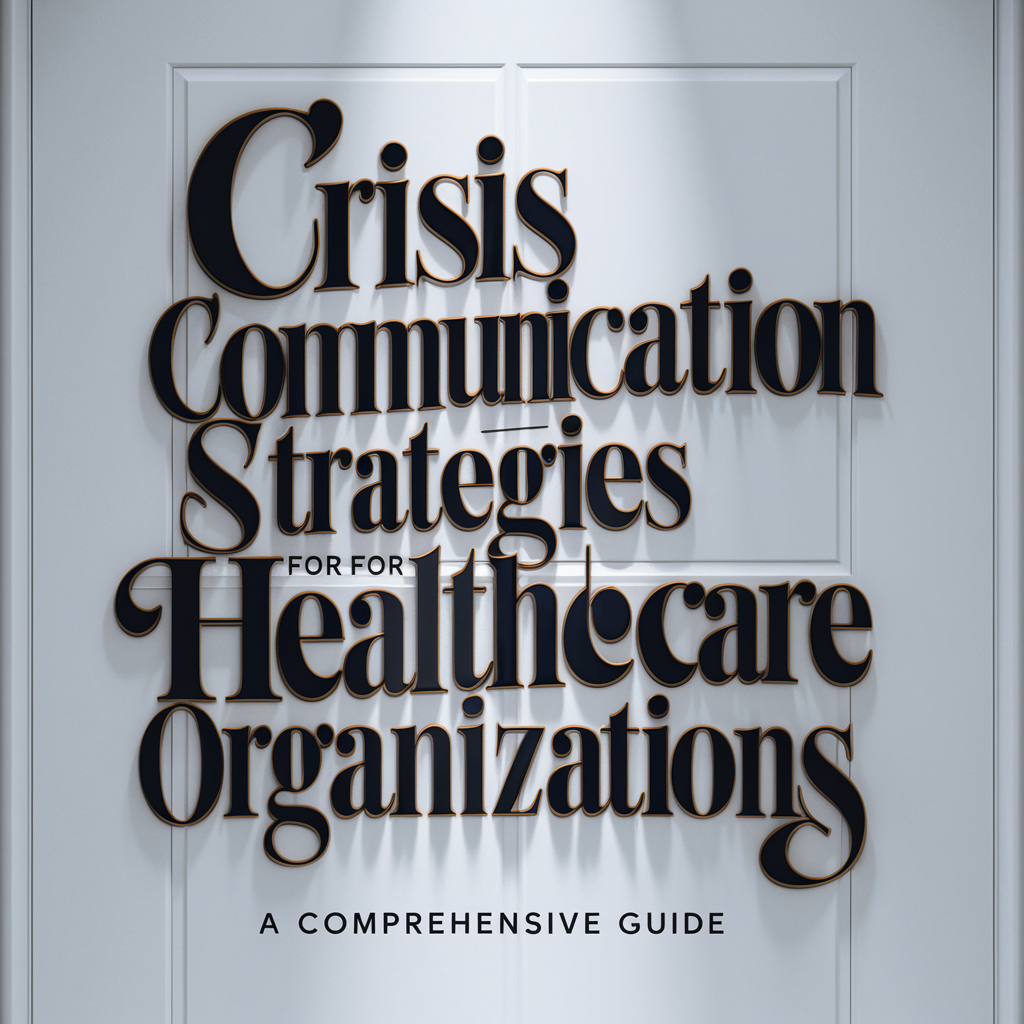 Crisis Communication Strategies for Healthcare Organizations: A Comprehensive Guide