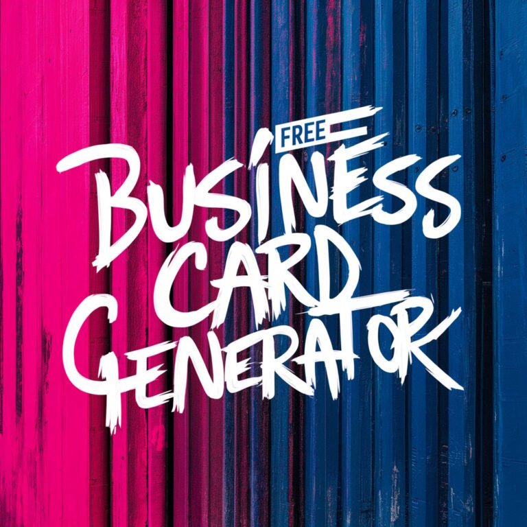 Business Card Generator
