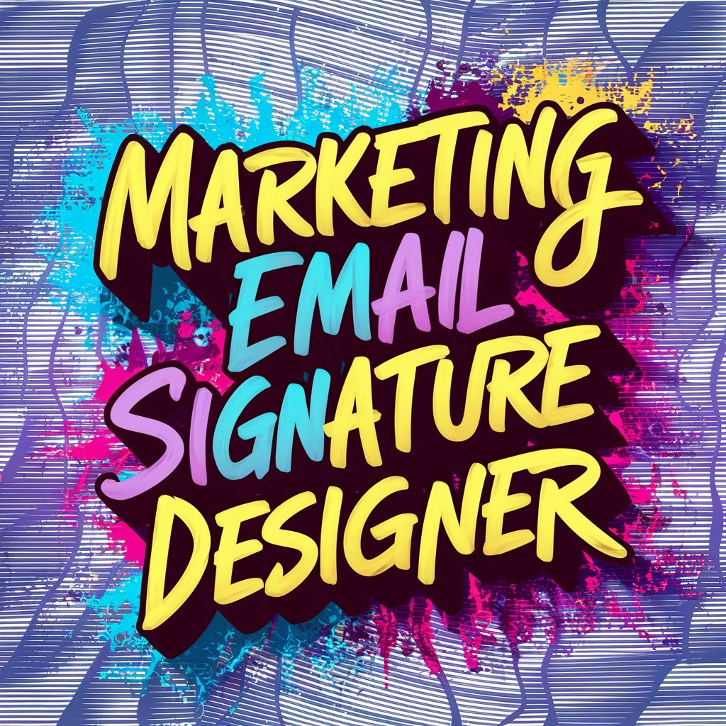Marketing Email Signature Designer