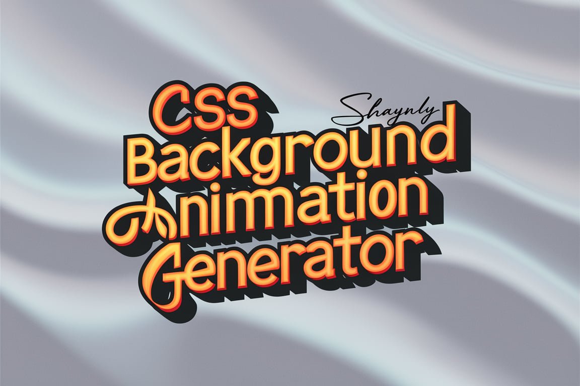 CSS Background Animation Generator