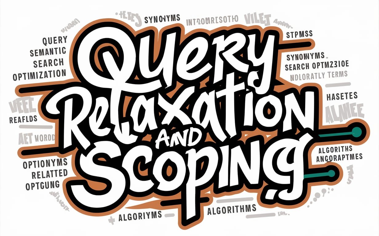Query Relaxation and Scoping As part of to Semantic Search Optimization