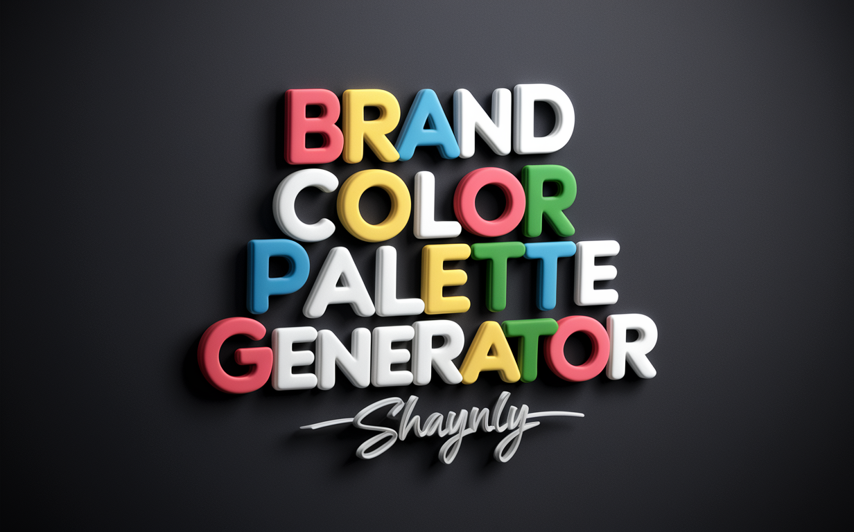 Brand Color Palette generator shaynly