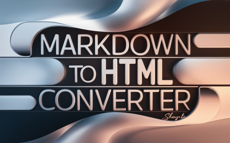 Markdown to HTML Converter
