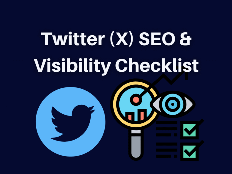 Twitter Seo &Amp; Visibility Checklist
