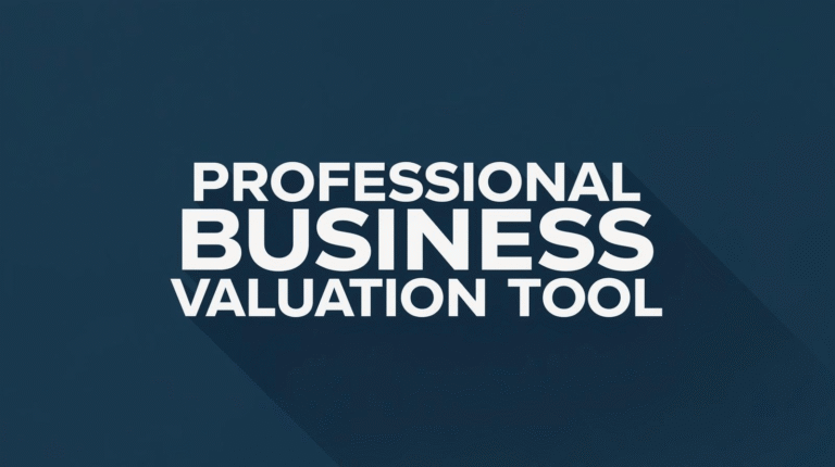 Professional Business Valuation Tool